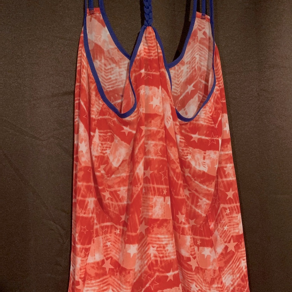NOBO- red white and blue tank top - Picture 3 of 3